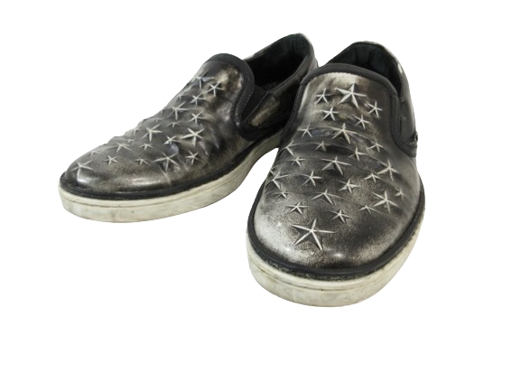 ジミーチュウ JIMMY CHOO スリッポン ローカット ブラッシュアップ 星 