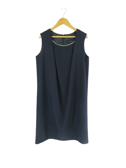 ビームスハート BEAMS HEART ワンピース ビーズラウンドネック  