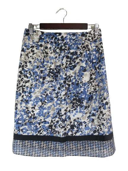 アクアスキュータム AQUASCUTUM スカート ウエストファスナー ひざ丈  