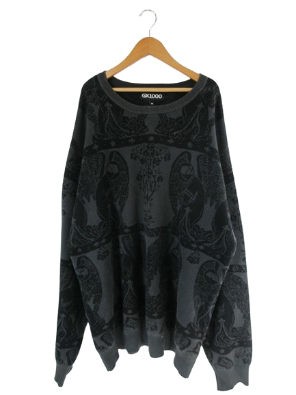 gx1000ニット GX1000 天使プリント ニット Mサイズ GX1000 天使