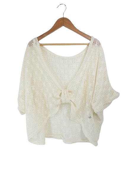 ジ エンポリアム THE EMPORIUM ニット カーディガン 配色 ウール混 THE EMPORIUM（ジエンポリアム）の「クルーネックビジューボタン