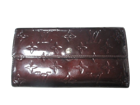ルイヴィトン LOUIS VUITTON ヴェルニ ポルトフォイユ サラ M91521 長