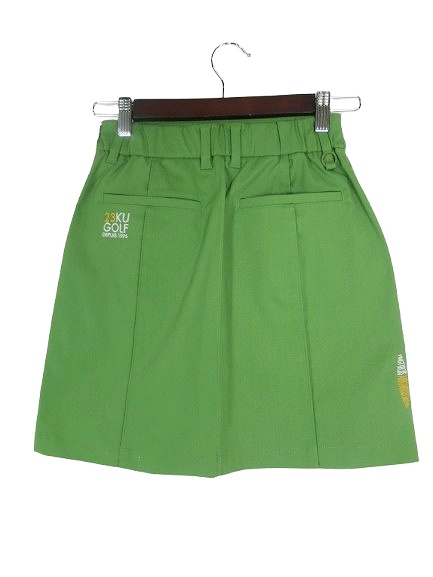 23区 オンワード樫山 ゴルフ ウェア スカート 刺繍 ロゴ ミニ 丈