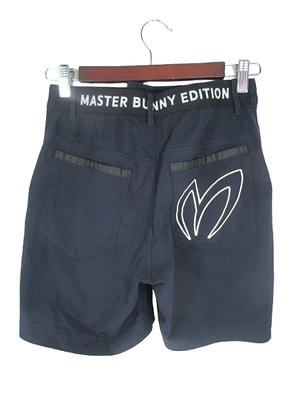 マスターバニー MASTER BUNNY ハーフ パンツ 刺繍 ロゴ サイズ00