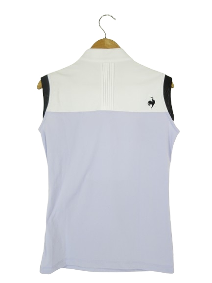 ルコックスポルティフ le coq sportif ポロシャツ ノースリーブ クルミ