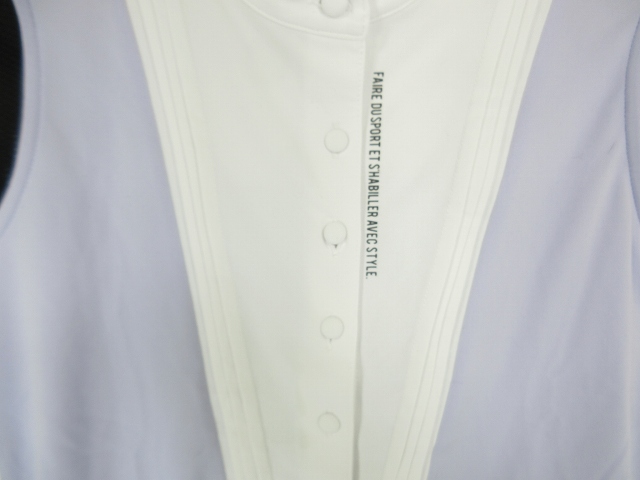 ルコックスポルティフ le coq sportif ポロシャツ ノースリーブ クルミ