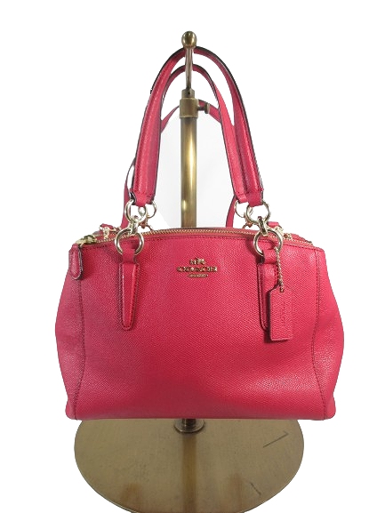 新品未使用♡コーチ 2way シグネチャー ピンクハンドバッグ ショルダーバック コーチ COACH ミニクリスティ キャリーオール 2way トート ショルダー