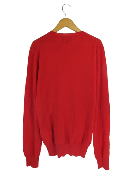 エンポリオアルマーニ EMPORIO ARMANI ニット Vネック 長袖 リブ 無地