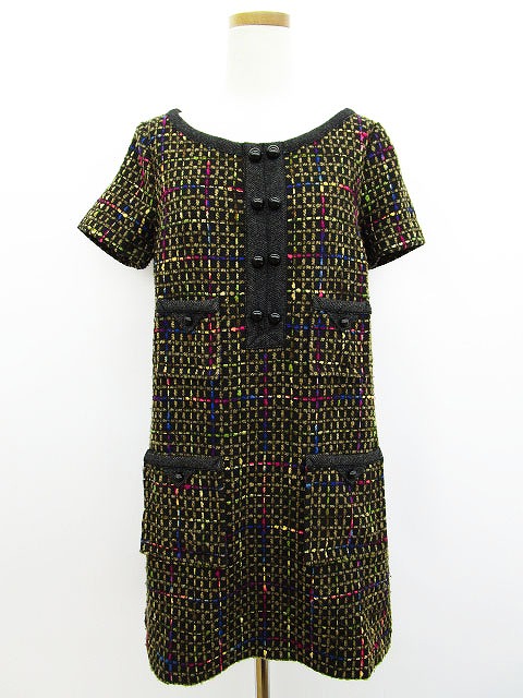 シャーロット ロンソン charlotte ronson ワンピース ロング ツイード 