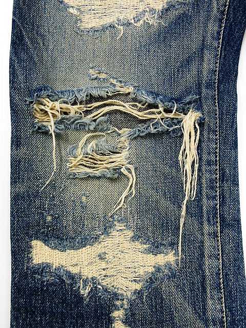 HYSTERIC JEANS ヒス ストレッチ スタッズ ダメージデニム XS HYSTERIC JEANS ヒス ストレッチ スタッズ ダメージデニム XS