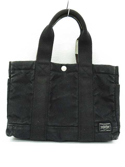 ポーター PORTER 吉田カバン バッグ ハンド ミニトート キャンバス 黒 