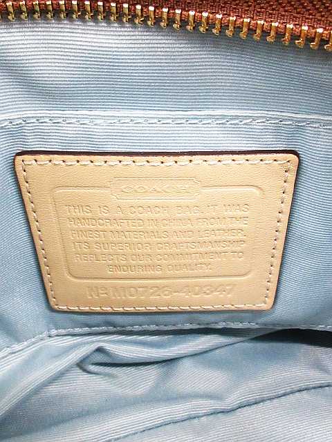 コーチ COACH 40347 シグネチャー カーリー ミニハンドバッグ 