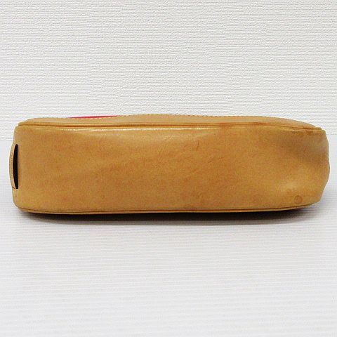 コーチ COACH 7749 アクセサリーポーチ バッグ 鞄 ボーダー キャンバス