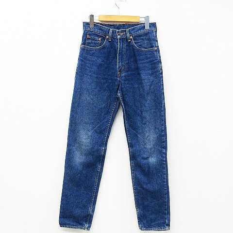 リーバイス Levi's デニム パンツ ジーンズ ストレート ユーズド加工 単色 616-0217 コットン 青 29 メンズ リーバイス Levi's デニム パンツ ジーンズ ストレート ユーズド加工 単色 616-0217 コットン 青 29 メンズ