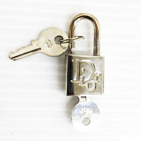 Dior ディオール ミュール 南京錠 鍵 チャーム トロッター 茶色 35.5