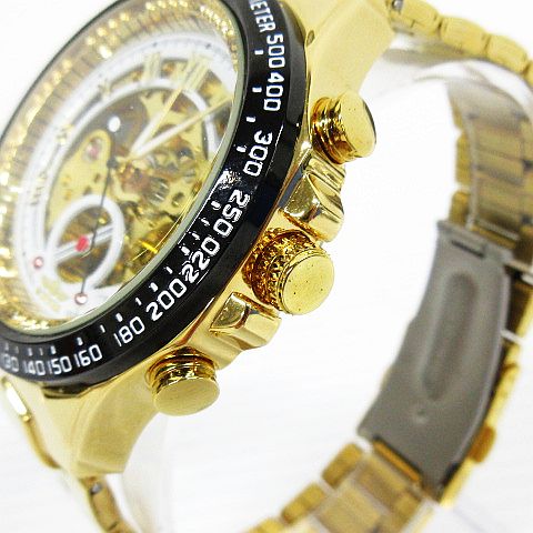 ウイナー WINNER GMT886-1 機械式腕時計 クォーツ アナログ 自動巻き 