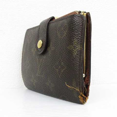 ルイヴィトン LOUIS VUITTON CA0060 モノグラム 二つ折り財布 