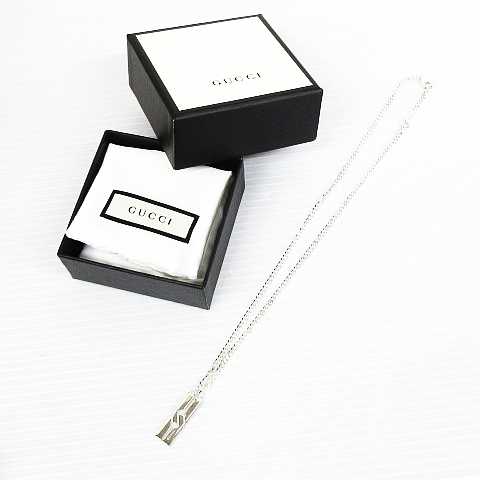 グッチ GUCCI ノット インフィニティ ペンダント ネックレス SV925