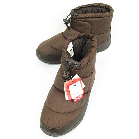 ザノースフェイス The North Face Nf514 ヌプシ ブーティー ウォータープルーフ ショート スノーブーツ 靴 中綿 ロゴプリント デミタッセブラウン 28 0 メンズ 151 ベクトルパーク