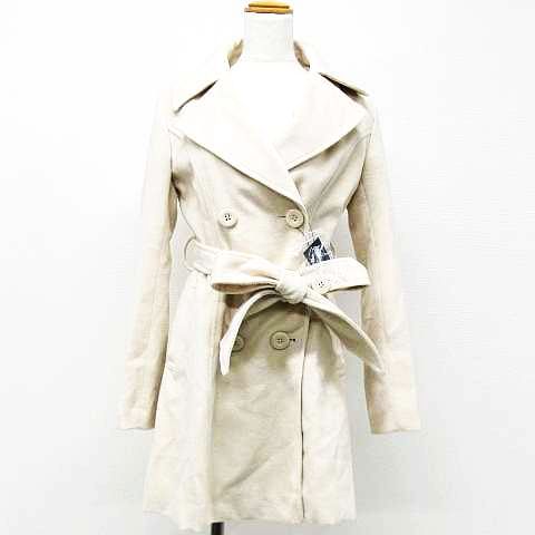 未使用品 セシルマクビー Cecil Mcbee トレンチコート ジャケット 長袖 ロング丈 起毛素材 Aライン ライトベージュ M レディース 151 0221 ベクトルパーク 未使用品 セシルマクビー Cecil Mcbee トレンチコート ジャケット 長袖 ロング丈 起毛素材 Aライン ライトベージュ M レディース 151 0221 ベクトルパーク