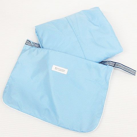 マッキントッシュフィロソフィー Mackintosh Philosophy レインコート 雨合羽 アウター 長袖 比翼仕立て 収納袋付き 水色 40 メンズ 151 ベクトルパーク