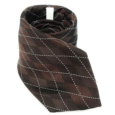 メイルアンドコー Male Co ネクタイ ファッション小物 アーガイルチェック シルク100 ブラウン系 メンズ 151 ベクトルパーク