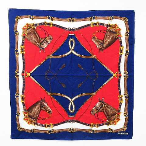 Norma Dori スカーフ ストール ファッション小物 総柄 プリント 大判 スクエア マルチカラー レディース 151 ベクトルパーク