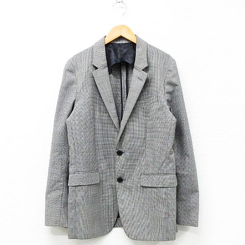 タケオキクチ Takeo Kikuchi テーラードジャケット アウター 長袖 2ボタン 千鳥格子 ウール混 黒 白 2 メンズ 151 ベクトルパーク タケオキクチ Takeo Kikuchi テーラードジャケット アウター 長袖 2ボタン 千鳥格子 ウール混 黒 白 2 メンズ 151 ベクトルパーク
