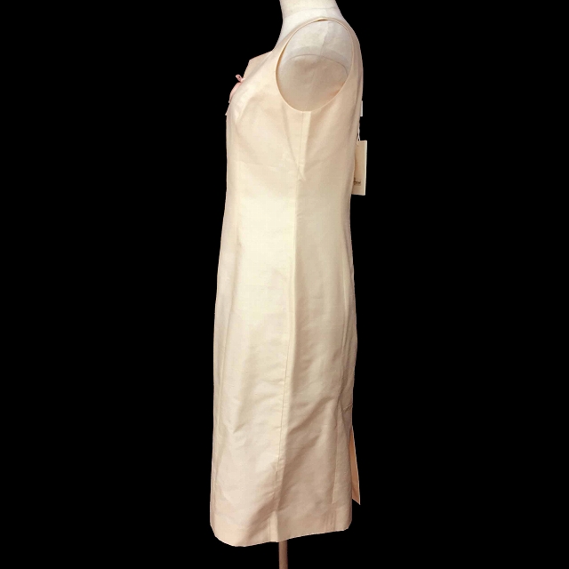 ハロッズ Harrods ワンピース ノースリーブ ロング Iライン シルク 絹  
