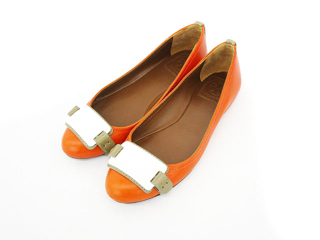 トリーバーチ TORY BURCH シューズ パンプス フラット レザー 36.5 