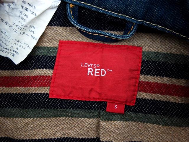 未使用 Levi's リーバイス フィールドジャケット 赤タグ レザー S リーバイスレッド Levi's RED ジャケット デニム ジージャン