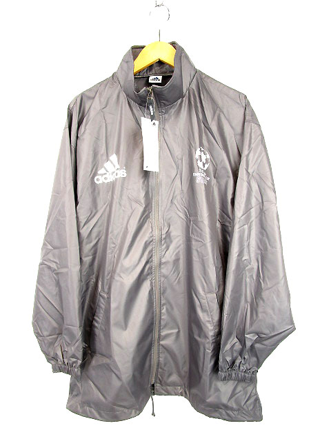 未使用品 アディダス adidas ナイロン STAFF ジャンパー グレー