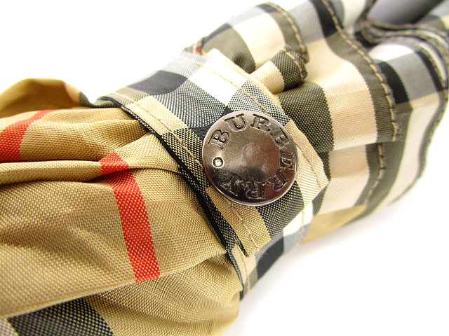 【美品】BURBERRY バーバリー 折りたたみ傘 木製ワンタッチ 楽天市場】バーバリー BURBERRY 折り畳み傘 ノバチェック レッド