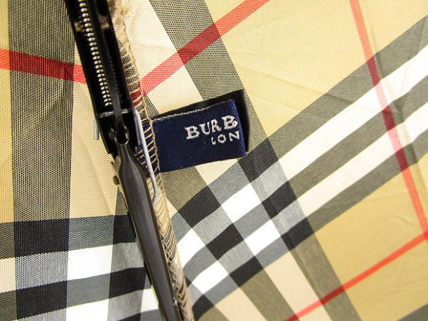 バーバリー BURBERRY 折りたたみ傘 ワンタッチ式 ノバチェック