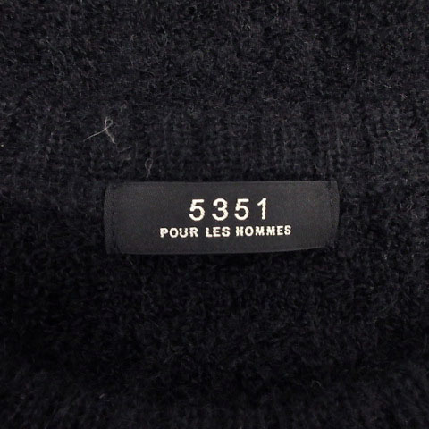 5351プールオム 5351 POUR LES HOMMES ニット セーター 長袖 クルー 