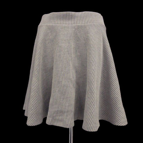 ザラ Zara スカート ひざ丈 フレアー コットン混 グレー 白 M ストライプ レディース 155 ベクトルパーク ザラ Zara スカート ひざ丈 フレアー コットン混 グレー 白 M ストライプ レディース 155 ベクトルパーク