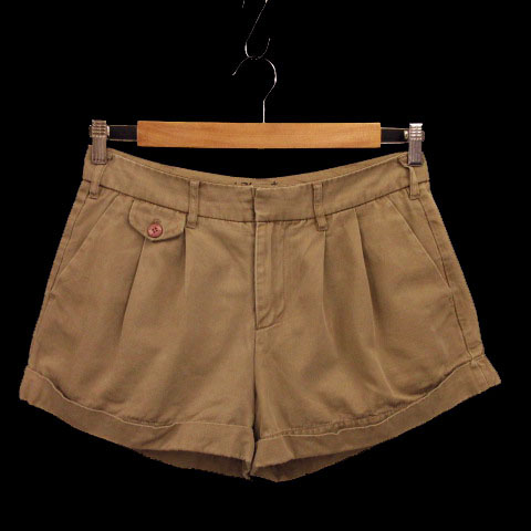 マウジー Moussy ショートパンツ コットン ベージュ 2 レディース 155 ベクトルパーク
