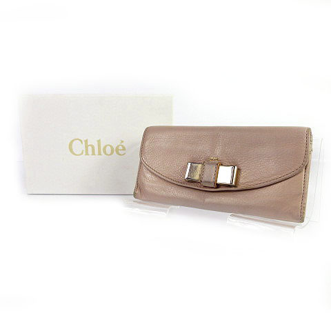 ほぼ未使用‼️ 小賢しい 値下げしました クロエ 長財布 