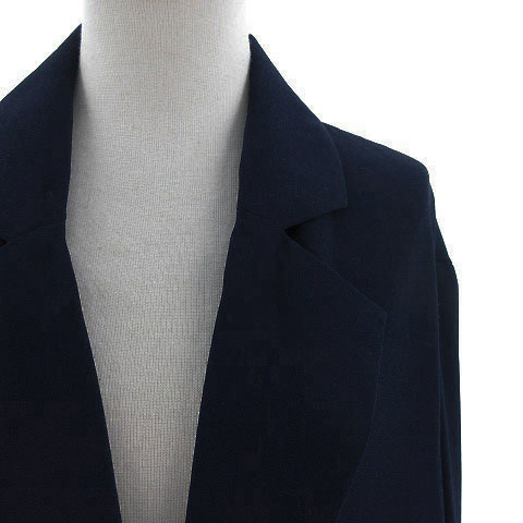 ムルーア Murua コート チェスターコート 薄手 長袖 ネイビー 紺 F レディース 155 ベクトルパーク