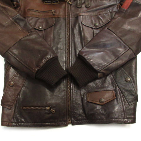 ドルチェ&ガッバーナ ドルガバ DOLCE&GABBANA ジャケット レザー  