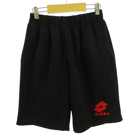 ロット lotto パンツ ハーフパンツ ジャージ ブラック 黒 L
