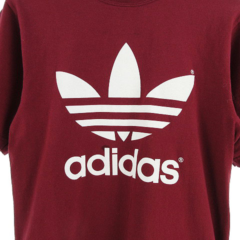 adidas - アディダス ■ XS レディース Mサイズ Tシャツ 半袖 丸首 ロゴT adidas アディダス Tシャツ 半袖 ロゴプリント 英字 文字 丸首