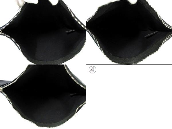 エルメス HERMES ボラボラ ポーチ 3点セット キャンバス ブラック 黒