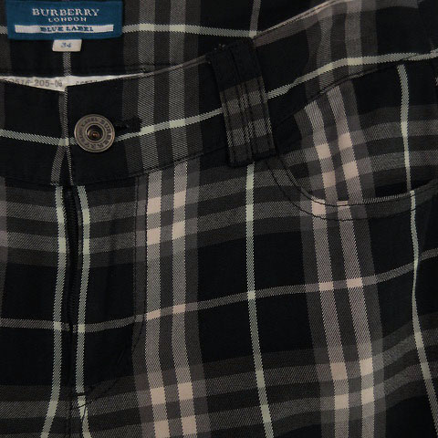 バーバリーブルーレーベル BURBERRY BLUE LABEL パンツ スラックス 