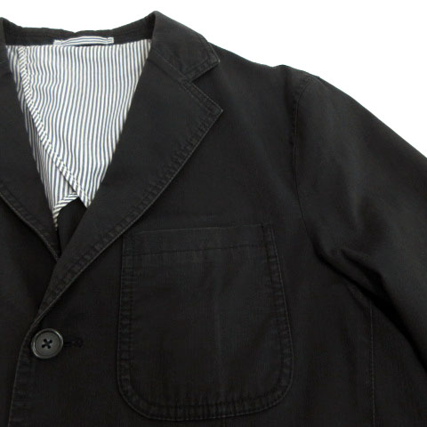 イン ヤン Yin Yang ジャケット テーラード 3b コットン 黒 ブラック L メンズ 155 ベクトルパーク