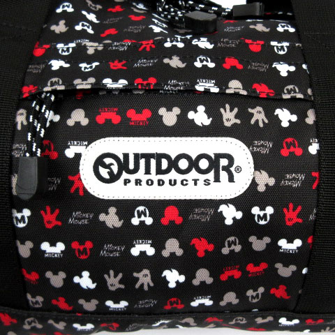 アウトドアプロダクツ Outdoor Products ディズニー Disney ボストンバッグ ナイロン ミッキー ブラック 黒 ホワイト 白 レッド 赤 ベージュ レディース 155 ベクトルパーク
