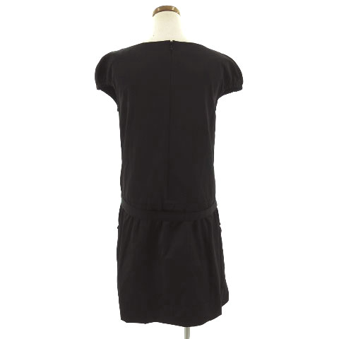 アンテプリマ Anteprima ワンピース フォーマル ひざ丈 半袖 ブラック 黒 38 レディース 155 ベクトルパーク