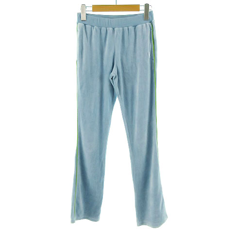 クレージュ Courreges Sportfutur パンツ ベロア調 コットン混 水色 160 レディース 155 ベクトルパーク