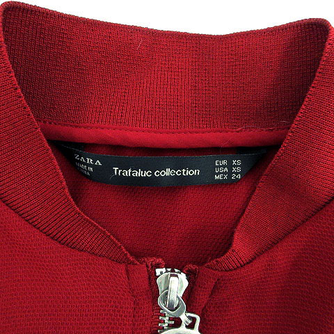 ルネ　ジップアップ　半袖 ザラ トラファルック ZARA Trafaluc カットソー 半袖 ハーフ