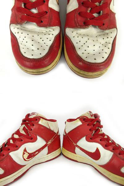 ナイキ Nike Dunk High ダンク ハイ スニーカー 99年製 ビンテージ 白 レッド 赤 27 メンズ 155 ベクトルパーク ナイキ Nike Dunk High ダンク ハイ スニーカー 99年製 ビンテージ 白 レッド 赤 27 メンズ 155 ベクトルパーク